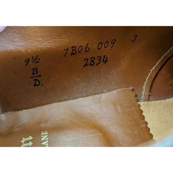 Alden #2834 Straight Tip Mocha Kid Suede Bluchers - Picture 8 of 9